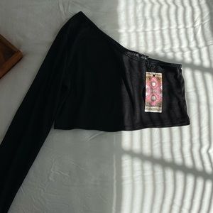 Off the shoulder crop top